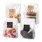 100 PACK Cellophane Treat Bags Cookie bags for Packaging Clear Gift Bags with Stickers for Cookies,Candy,Chocolates(9x3.2inch)